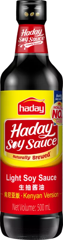 Haday Light Soy Sauce 500ml Kenya version