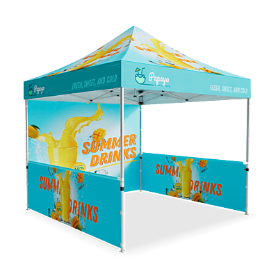 10ft Half Wall for Steel Tent