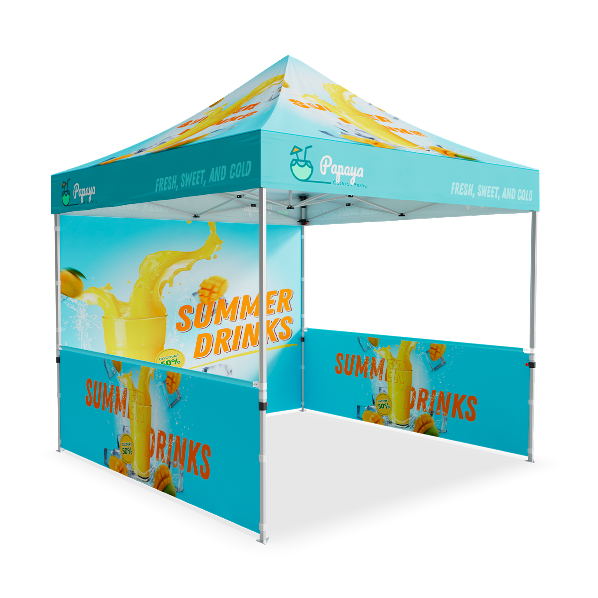 10ft Half Wall for Steel Tent 10ft Half Wall for Steel Tent