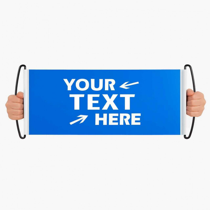 Hand Held Banner (10 Pack) Hand Held Banner (10 Pack)