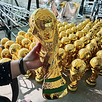 World Cup Sports Football Trophy Resin 27cm