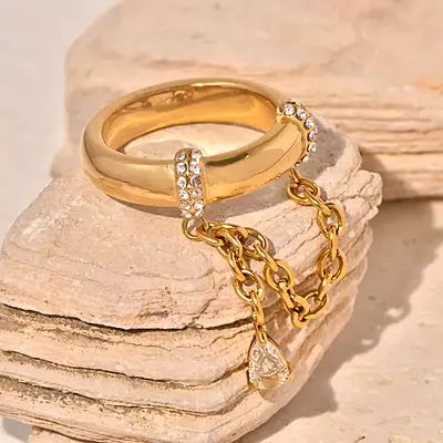 Diamond Chain Ring 