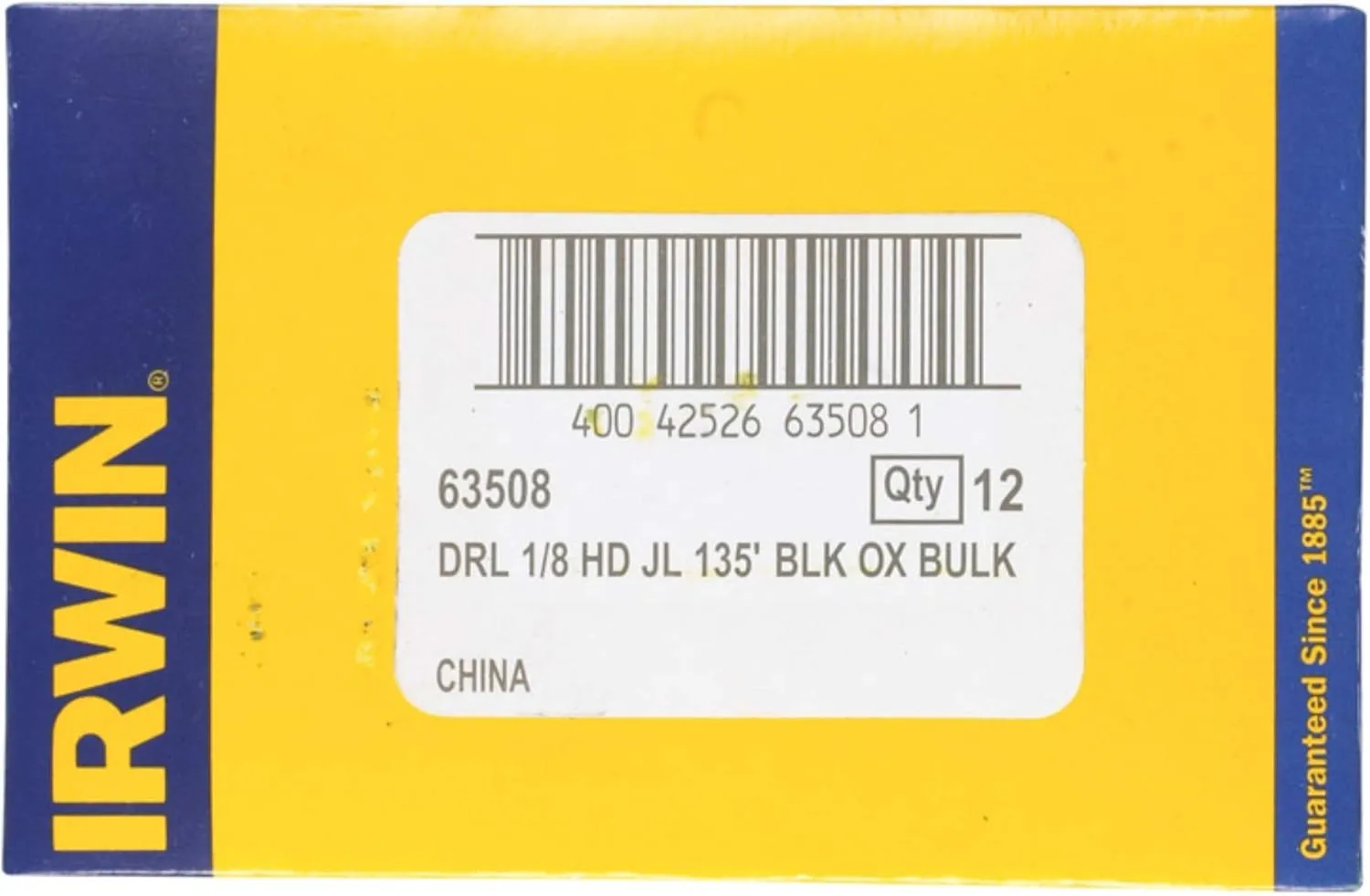 Hanson 63508 HD HSS Drill Bit - 1/8 in