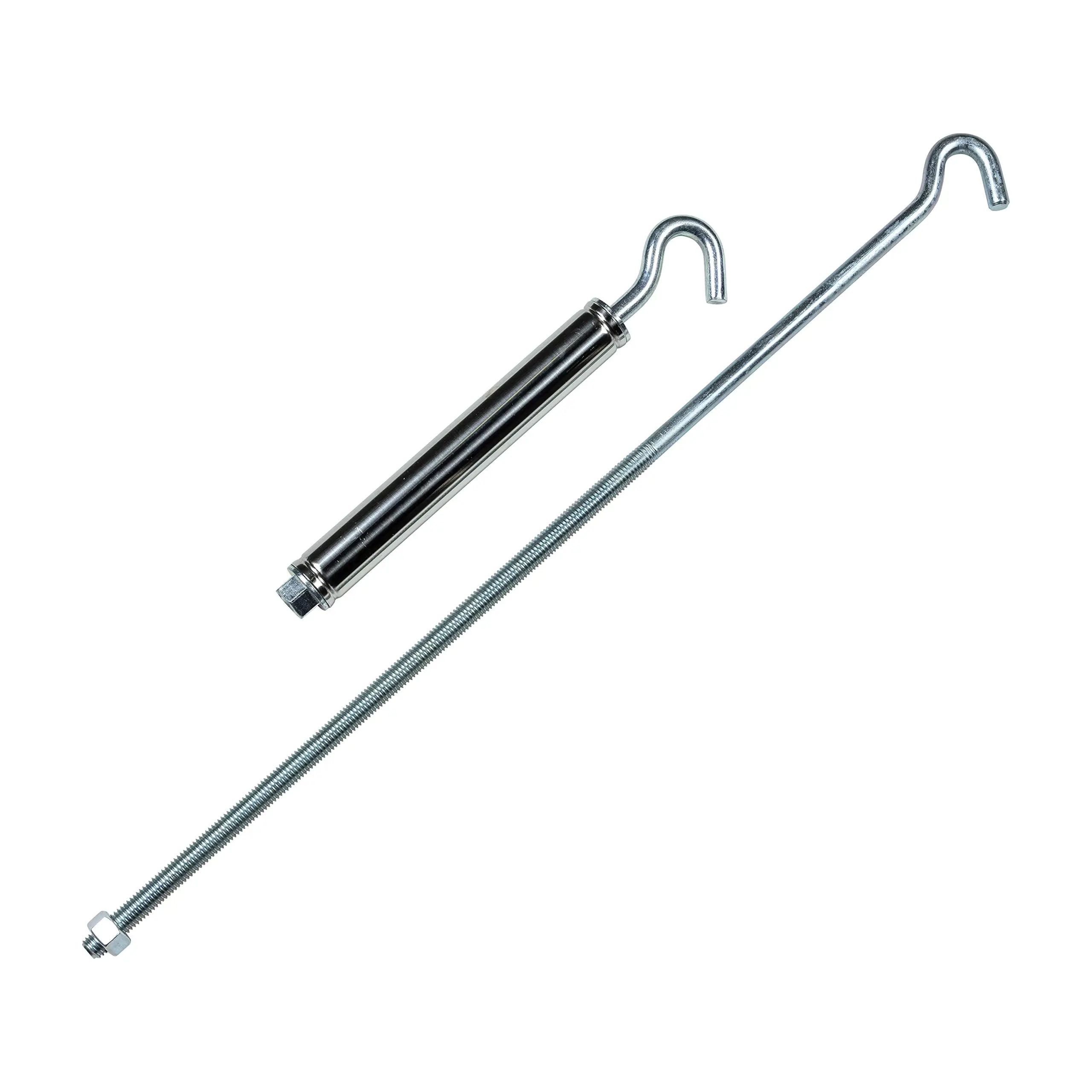 HAPPIJAC Lippert Replacement Standard Threaded Turnbuckle with 24" Hook for Truck Camper Tie-Down, Fully Adjustable 21" to 33.5" Reach - FM-TBR