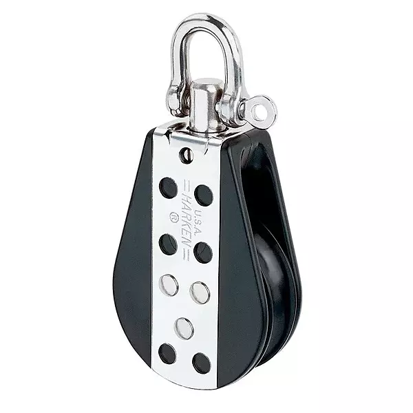 Harken 1542 3.00 Single Midrange Block w/Aluminum Sheave