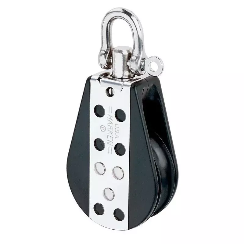 Harken 1542 3.00 Single Midrange Block w/Aluminum Sheave