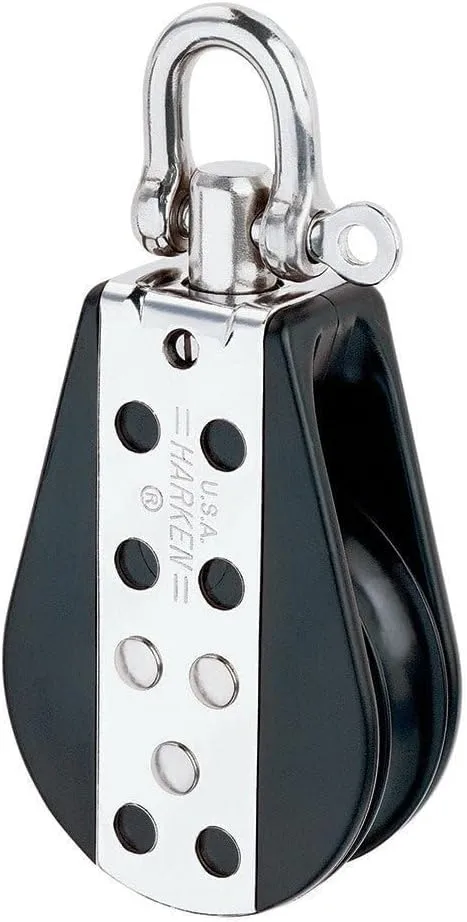 Harken 1542 3.00 Single Midrange Block w/Aluminum Sheave