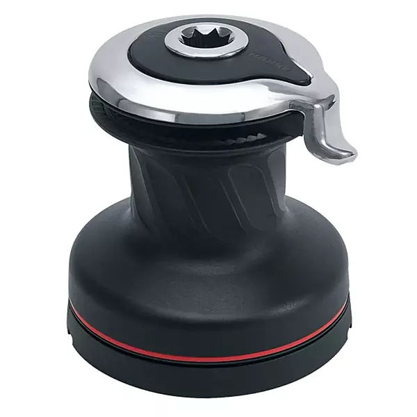 Harken Winch: Radial Self-Tailing Size 20 - Aluminum Single Speed