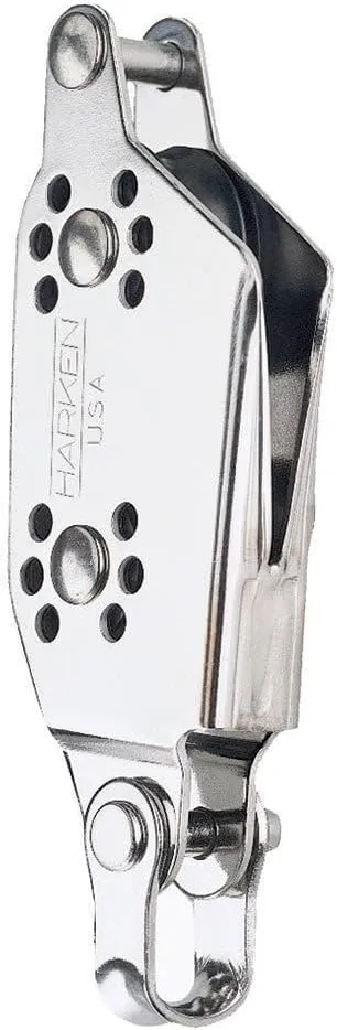 Harken 22mm Fiddle Micro Block w/V-Jam & Becket