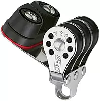 Harken 22mm Triple Micro Block w/Cam Cleat- Fishing