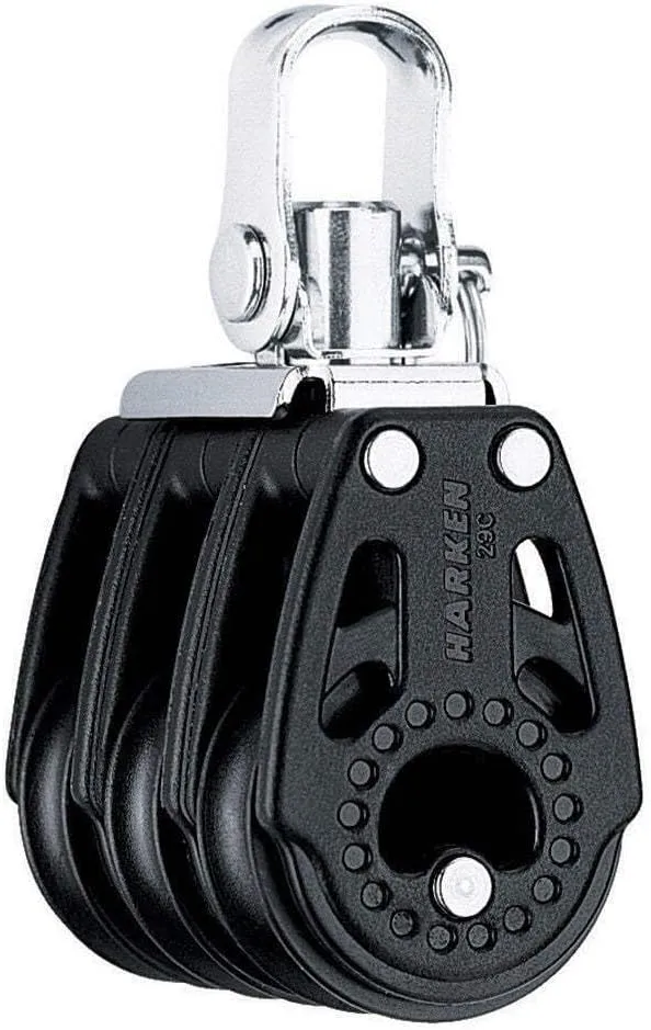 Harken 29mm Triple Carbo Air Block w/Swivel