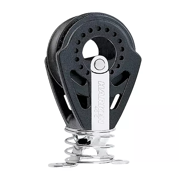 Harken 40mm Carbo Block w/Spring & Eyestrap