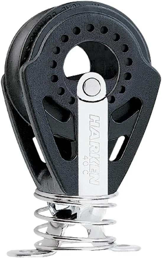 Harken 40mm Carbo Block w/Spring & Eyestrap