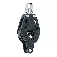 Harken 40mm Carbo Single Ratchet Block w/Swivel & Becket