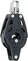 Harken 40mm Carbo Single Ratchet Block w/Swivel & Becket