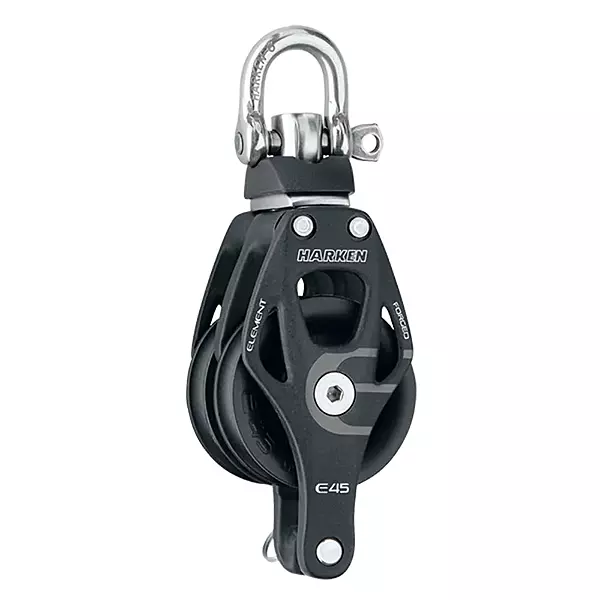 Harken 45mm Double Element Block w/Swivel & Becket