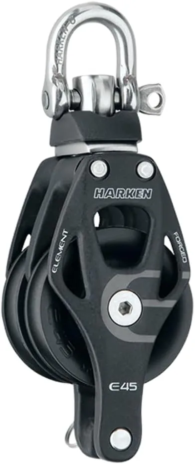 Harken 45mm Double Element Block w/Swivel & Becket