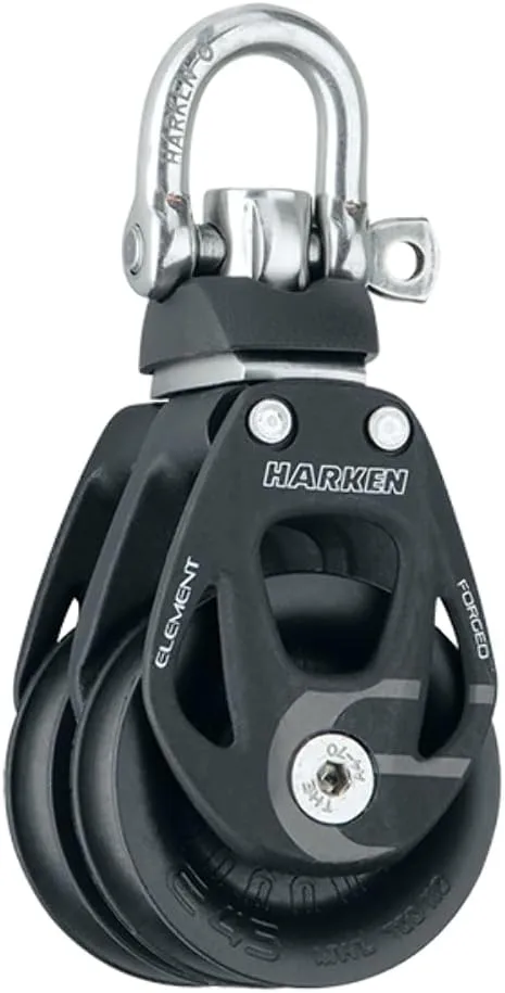 Harken 45mm Double Element Block w/Swivel