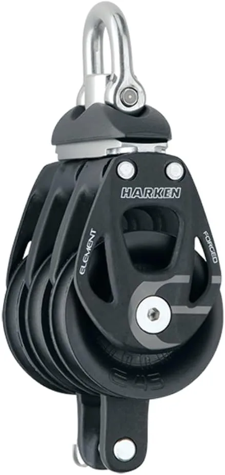 Harken 45mm Triple Element Block w/ Swivel & Becket