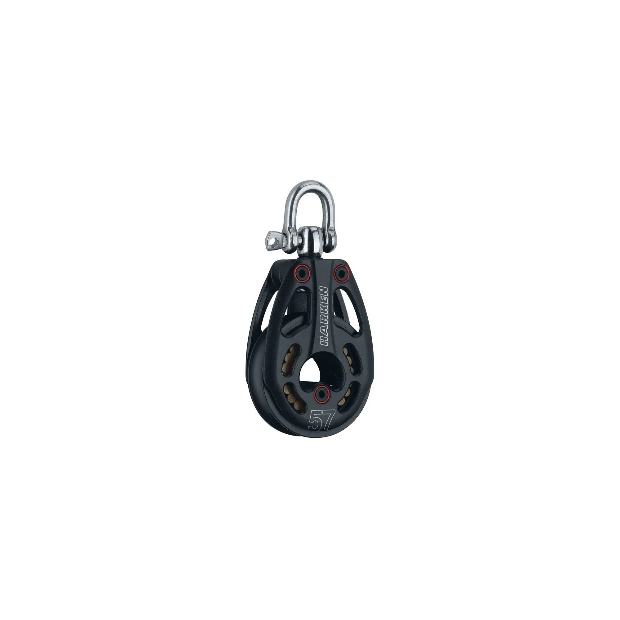 HARKEN Premium Sailing 57mm HL Black Magic Air Low Load Boat Block, Part 3226