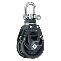Harken 60mm Double Aluminum Element Block w/Swivel