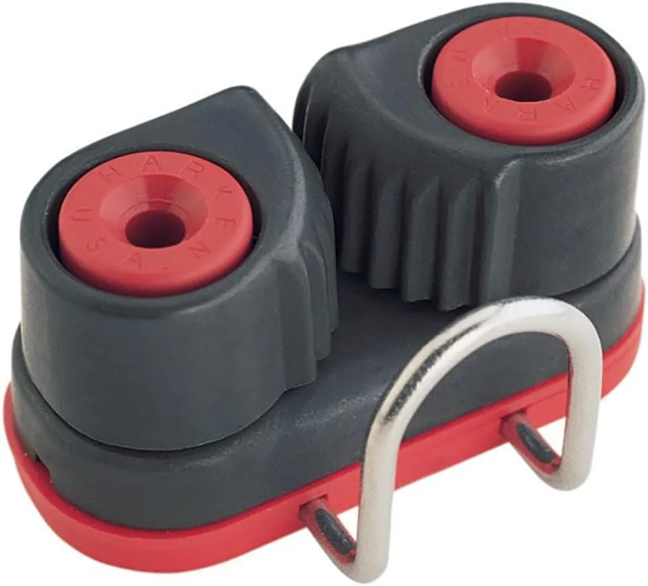 Harken Micro Cam-Matic Aluminum Cleat Kit w/Wire Fairlead