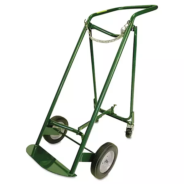 Harper Trucks MG-470C40 46-Inch High by 20-Inch Wide Large Oxygen Hand Truck with 8-Inch Semi-Pneumatic Conductive Wheels