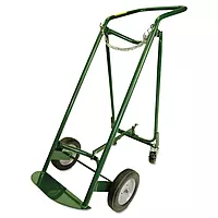 Harper Trucks MG-470C40 46-Inch High by 20-Inch Wide Large Oxygen Hand Truck with 8-Inch Semi-Pneumatic Conductive Wheels