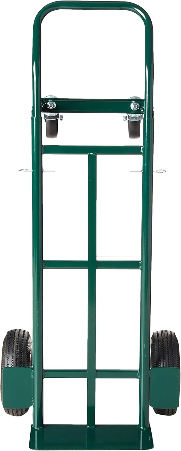Harper Trucks Super-Steel Convertible Hand Truck, 700 lb Capacity, Telescoping Handle to 62" 10" Wheels