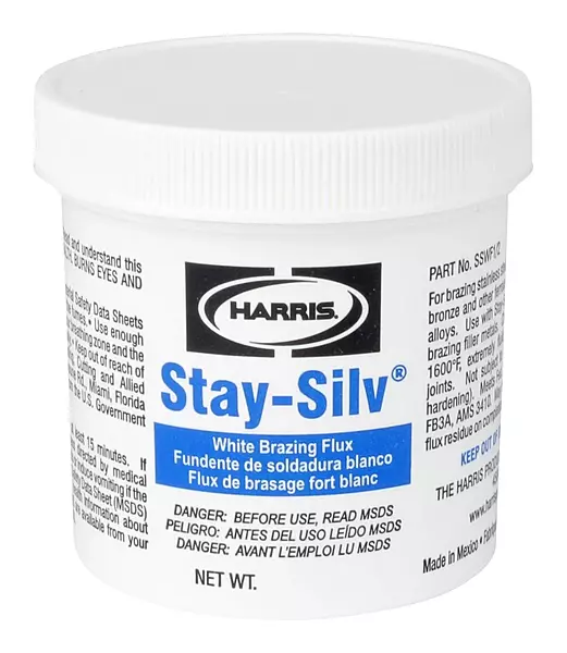 HARRIS SSWF5 Stay Silv Brazing Flux, 5 lb. Jar, White