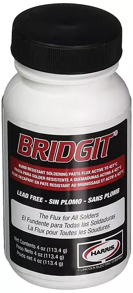 HARRIS BRPF4 Bridgit Paste Soldering Flux, 4 oz. Jar