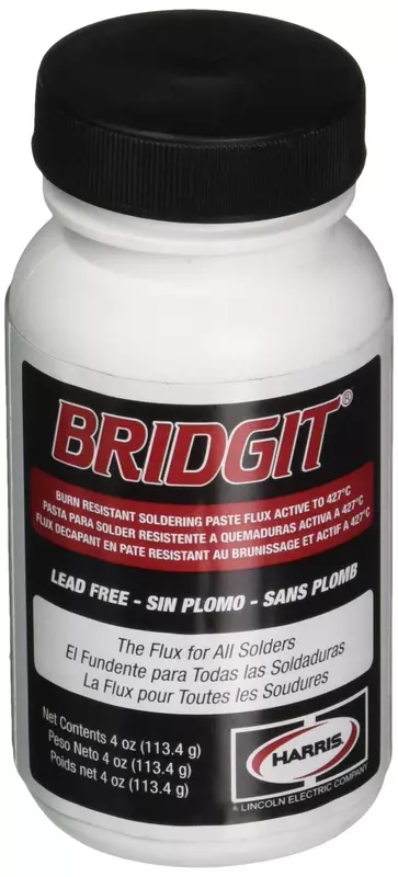 HARRIS BRPF4 Bridgit Paste Soldering Flux, 4 oz. Jar