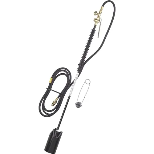 Torch, Propane, 39 in L, 10 ft Hose, 500, 000