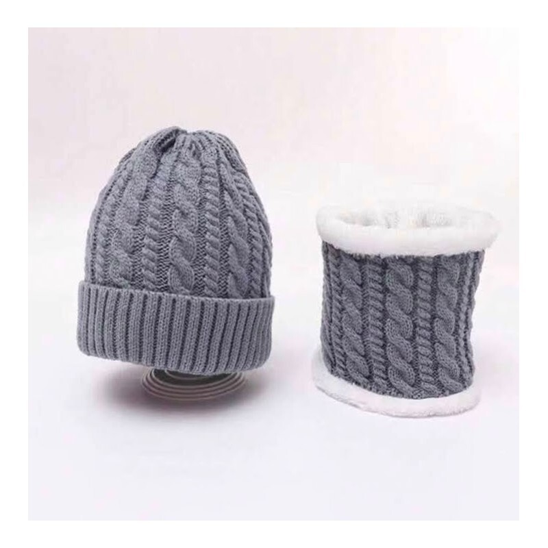 Hat and Scarf-Neck Warmer Set