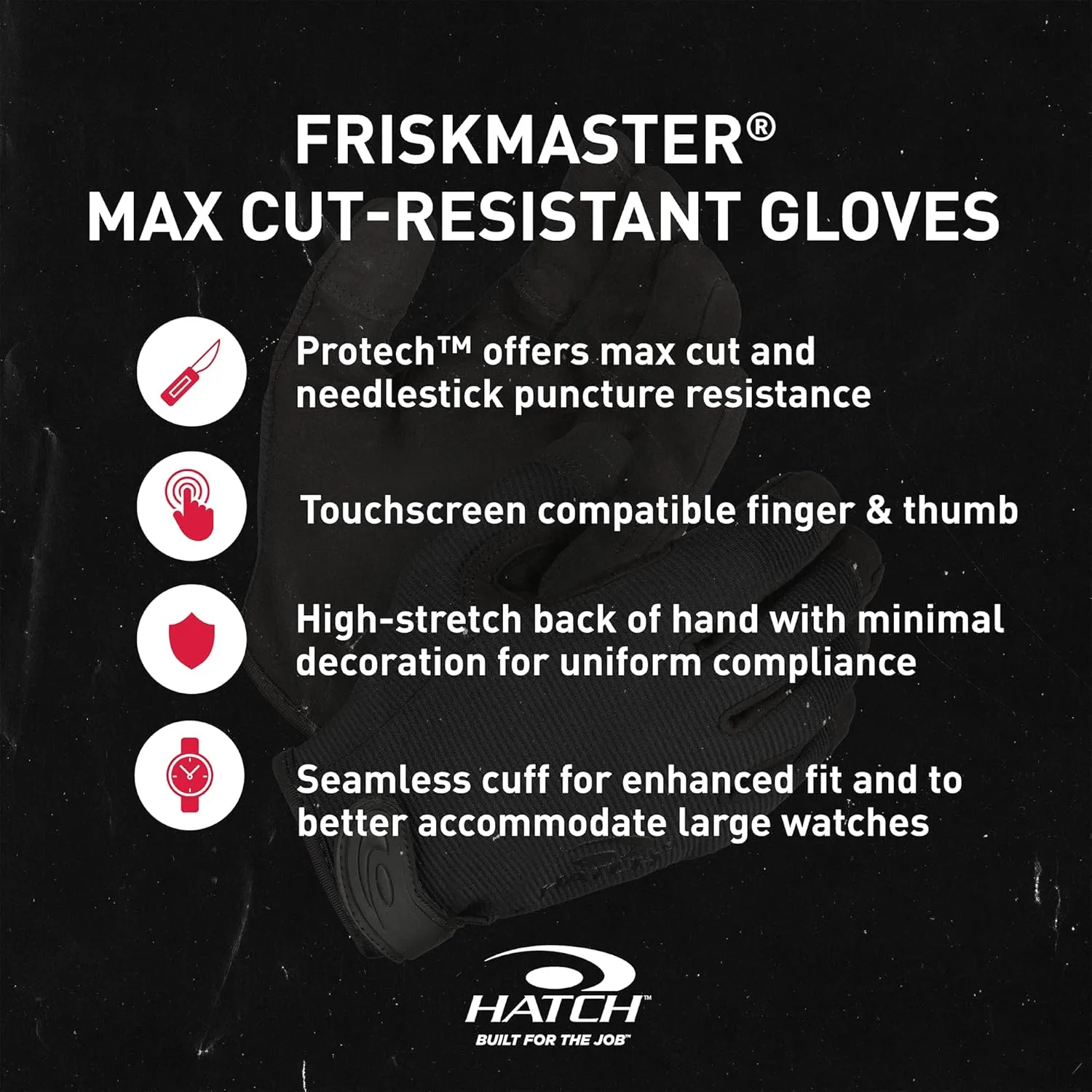 HATCH FM2000 Cut-Resistant Duty Glove with Honeywell Spectra