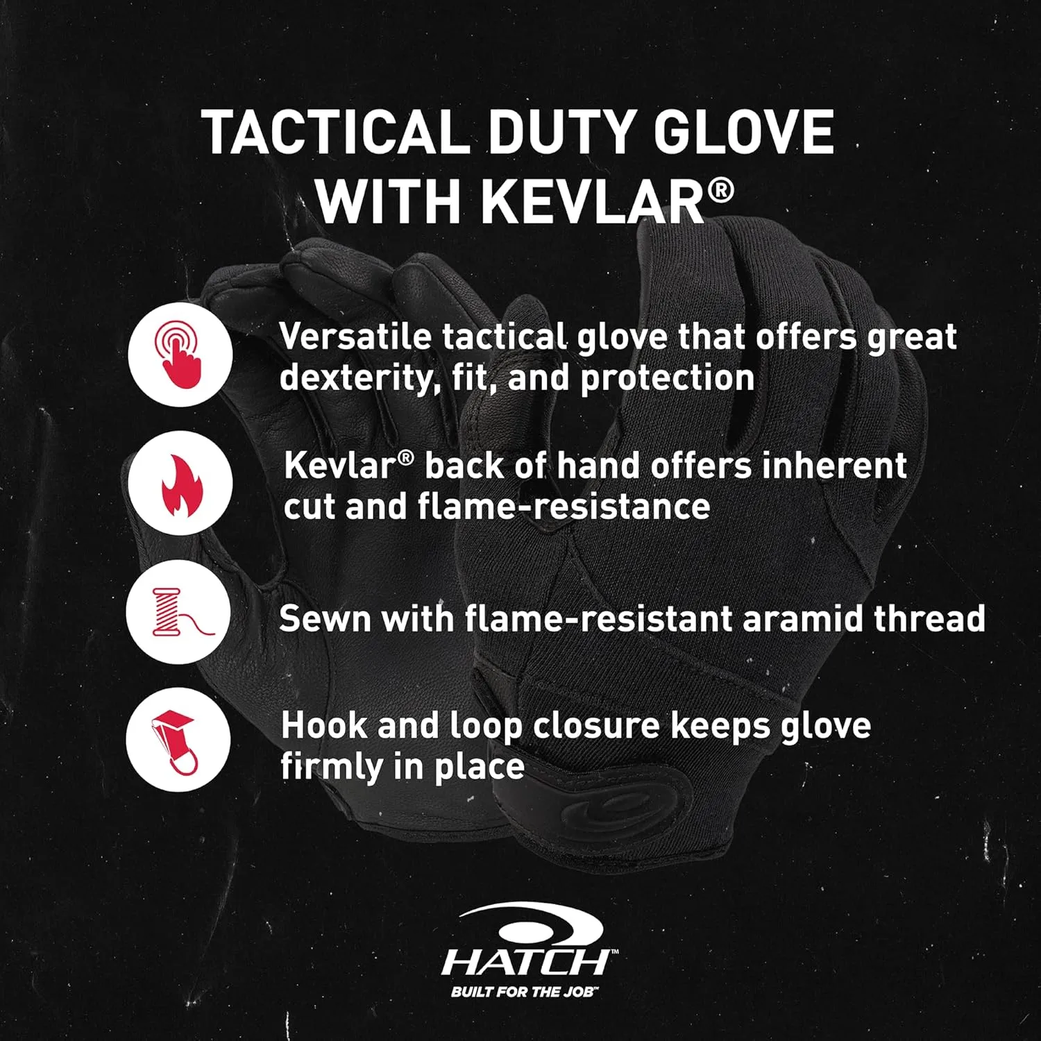 HATCH Street Guard FR Tactical Duty Glove with Kevlar