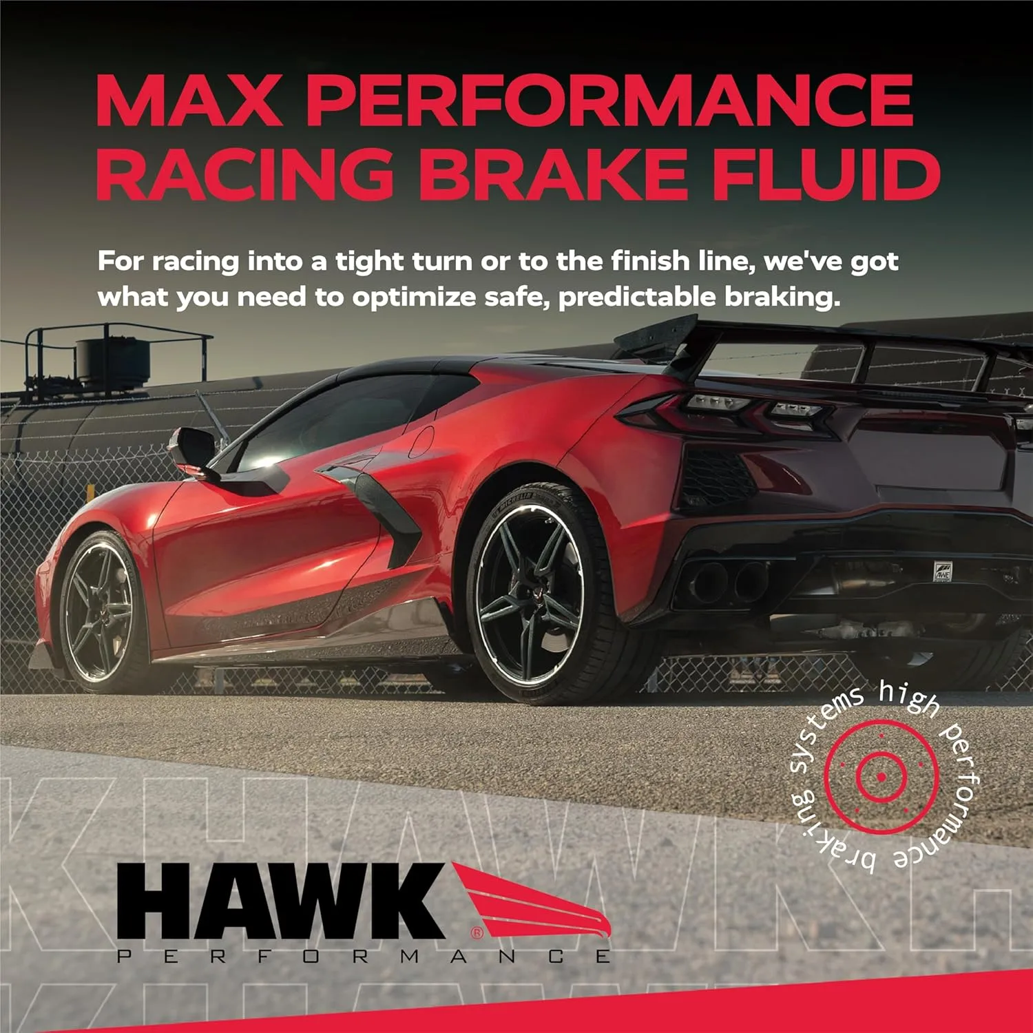 Hawk Performance HP600 Race Brake Fluid 500ML