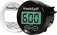 HAWKEYE DepthTrax 2B In-Dash Transom Mount Digital Depth Finder — 600 ft