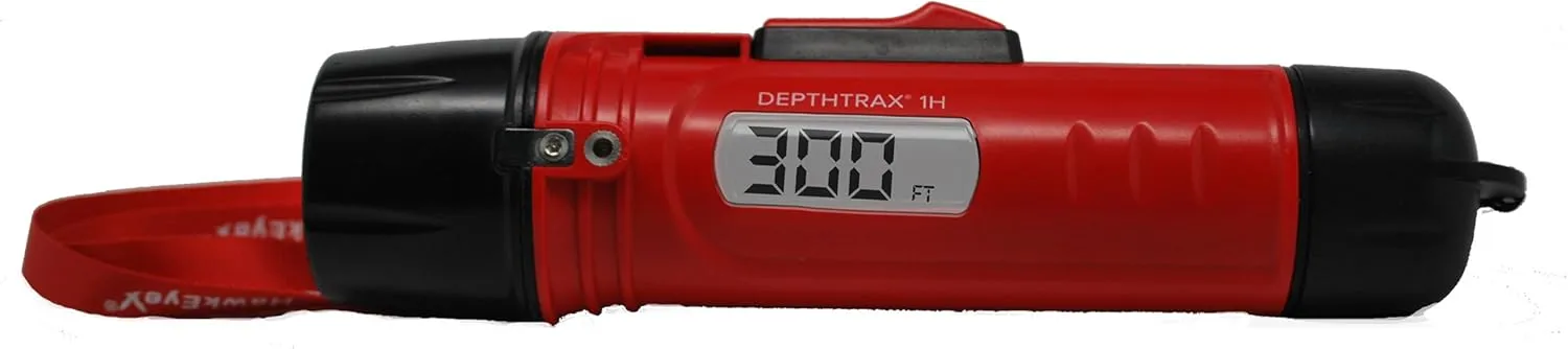 Hawkeye DepthTrax 1H Handheld Depth Finder & Temperature Reader - 300 ft