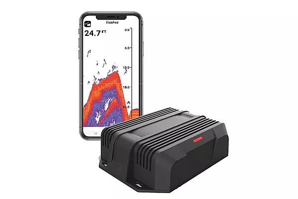 FISHPOD 10BX Boat Mount Bluetooth Fish Finder with AI Technology
