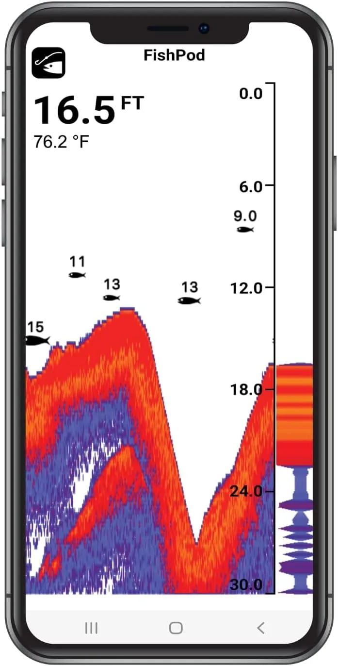 Hawkeye FishPod 5X Bluetooth Fish Finder