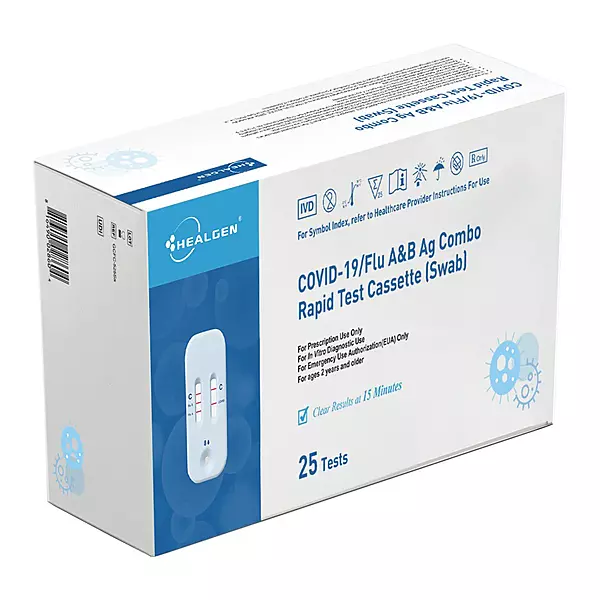 Healgen® COVID-19/Flu A&B Ag Combo Rapid Test Healgen® COVID-19/Flu A&B Ag Combo Rapid Test
