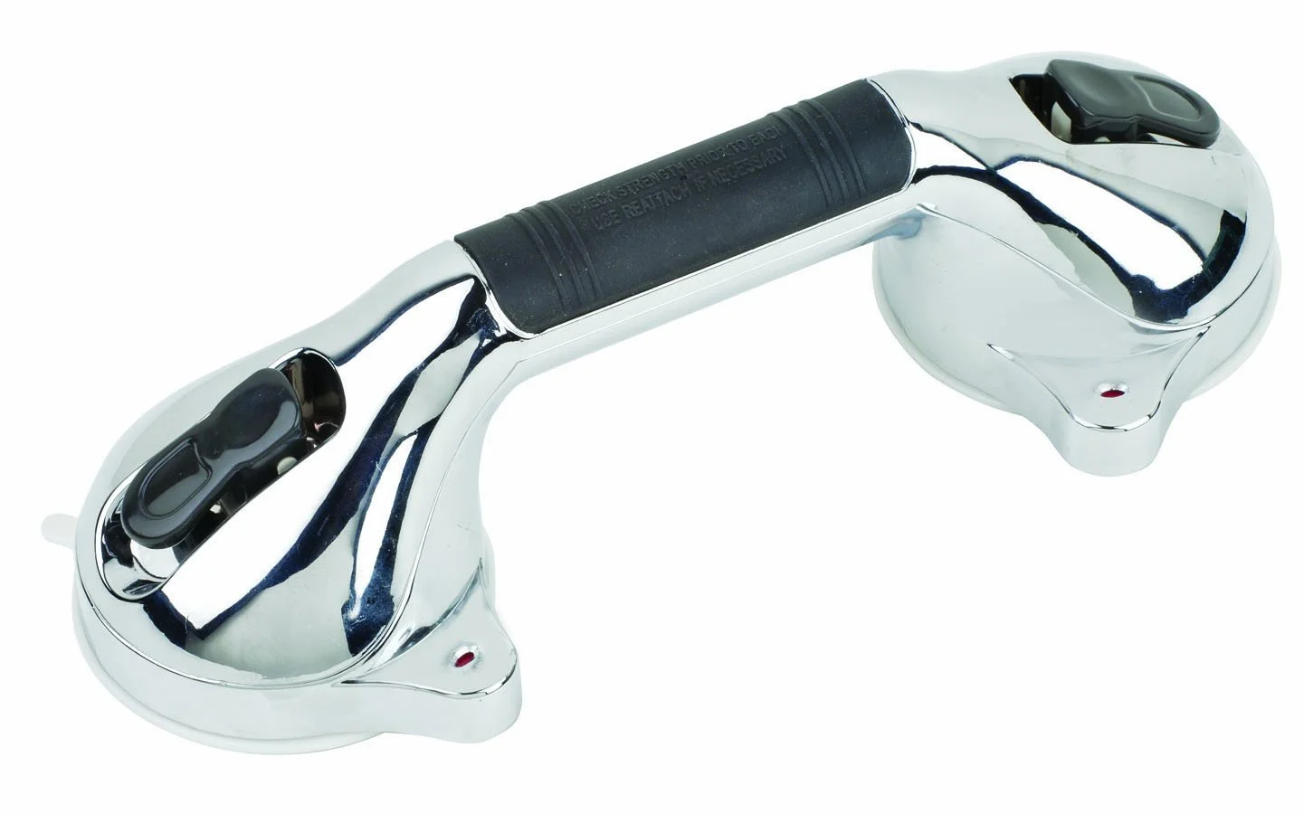 HealthSmart 12" Suction Cup Grab Bar, Safety Hand Rail, Support - Handicap, Elderly, Injury, Senior Assist