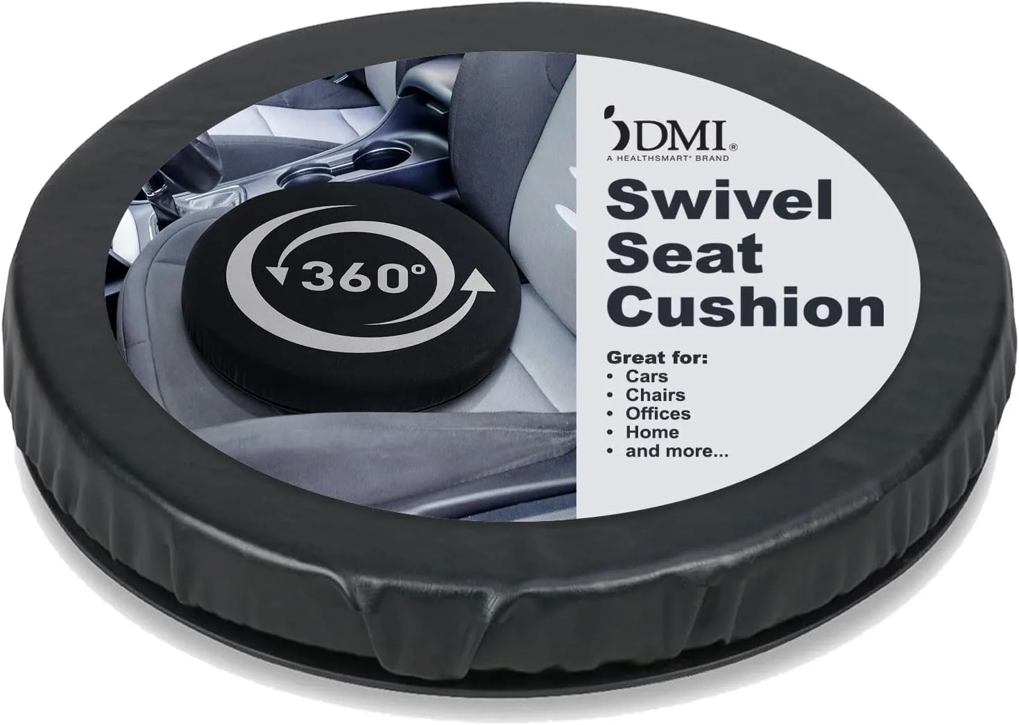 HealthSmart 360 Degree Swivel Seat Cushion, Chair Assist for Elderly, Swivel Seat Cushion for Car, Twisting Disc