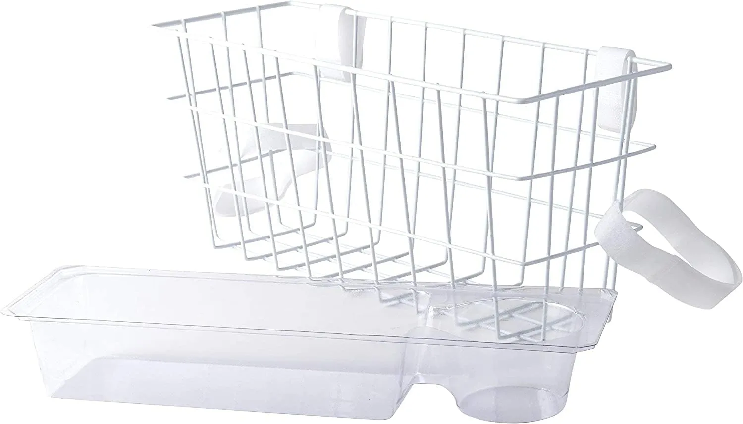 HealthSmart Durable Walker Accessories Basket For Walker | No Tools Needed | Secure Cup Holder & Tray | Walker Accessories