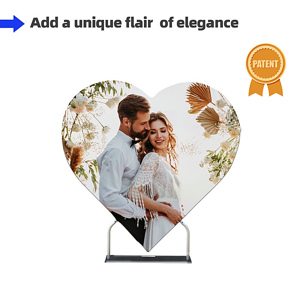 Heart-Shaped Backdrop