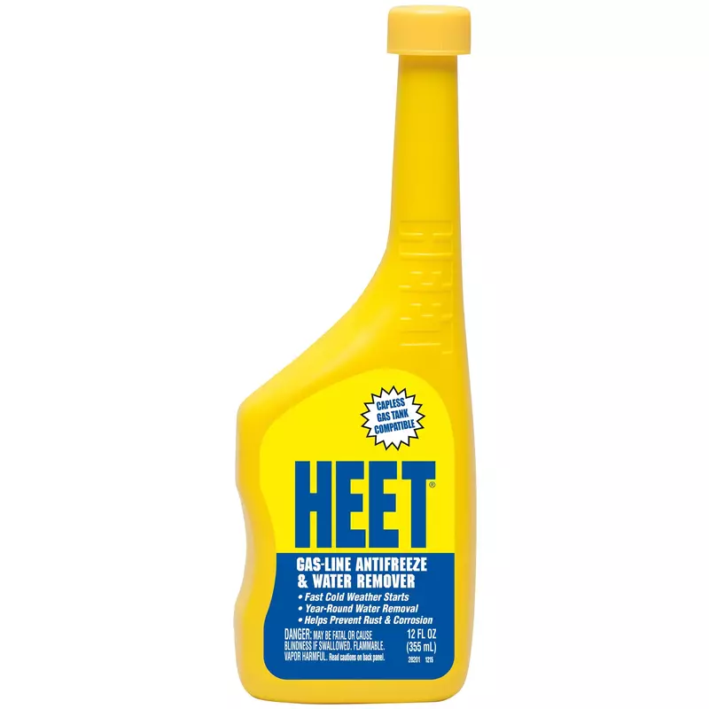 HEET Water Remover & Gas Line Antifreeze, 12 fl. oz.