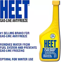 HEET Water Remover & Gas Line Antifreeze, 12 fl. oz.