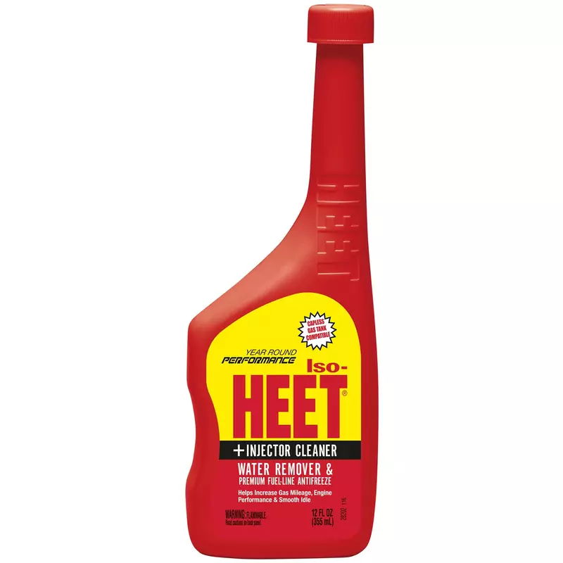 Heet ISO-HEET Premium Fuel-Line Antifreeze & Water Remover, 12 fl oz (28202)