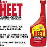 Heet ISO-HEET Premium Fuel-Line Antifreeze & Water Remover, 12 fl oz (28202)